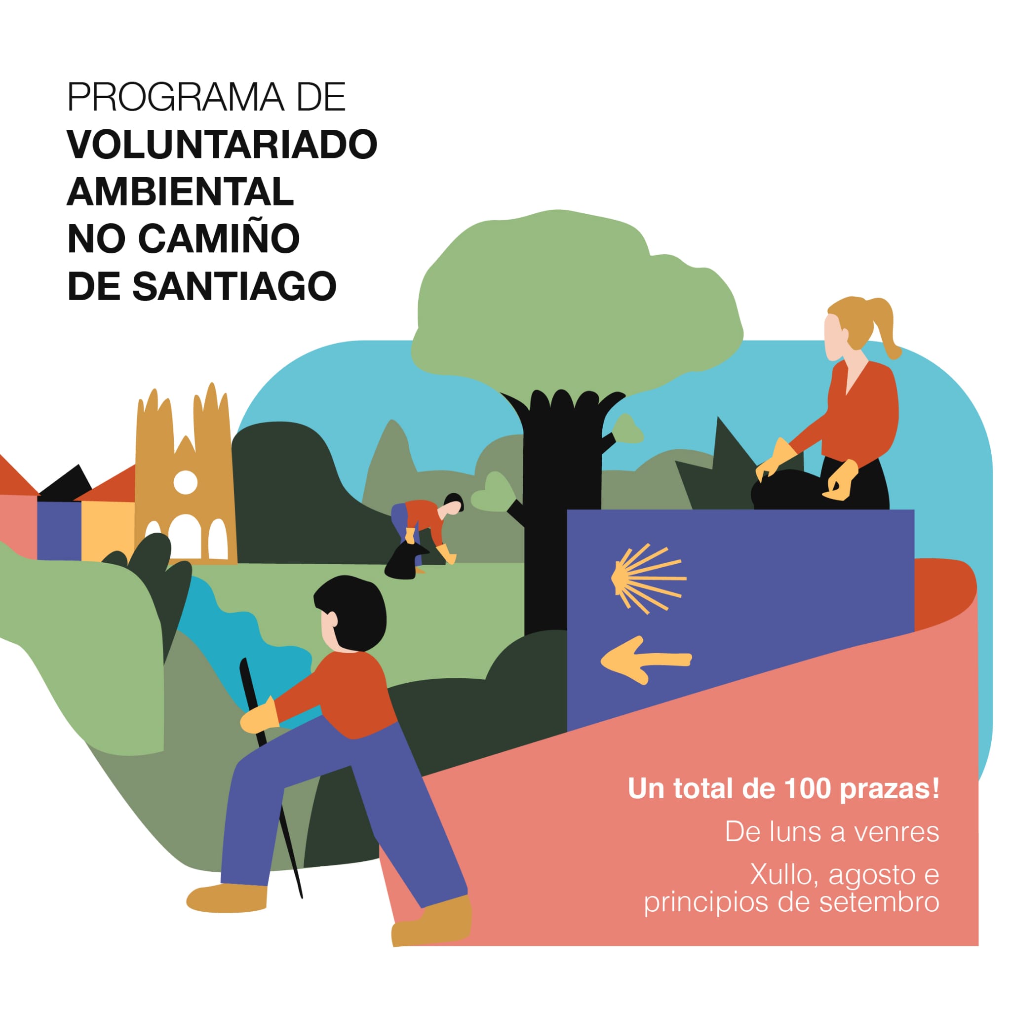 Voluntariado ambiental do Camiño de Santiago 2021